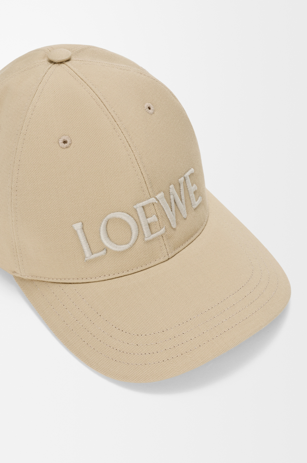 Loewe Кепка из хлопка, бежевый