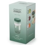 Терка спиралайзер с тремя лезвиями и контейнером для хранения spiro, зеленая