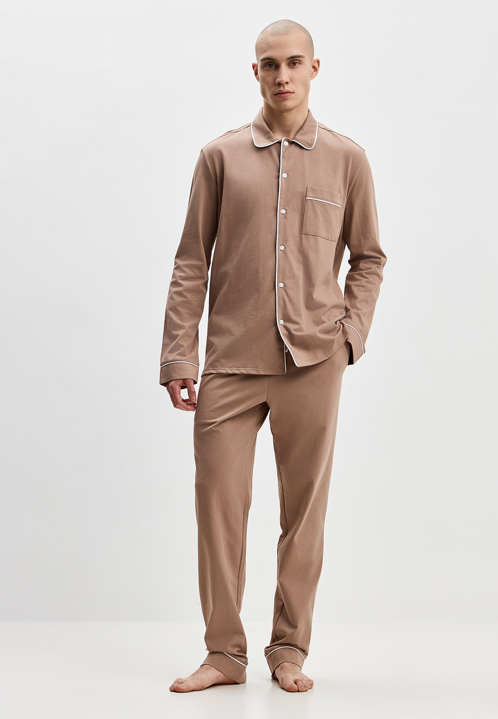 Пижама мужская Ihomewear Classic Men Beige