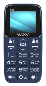 Сотовый телефон Maxvi B110 Blue