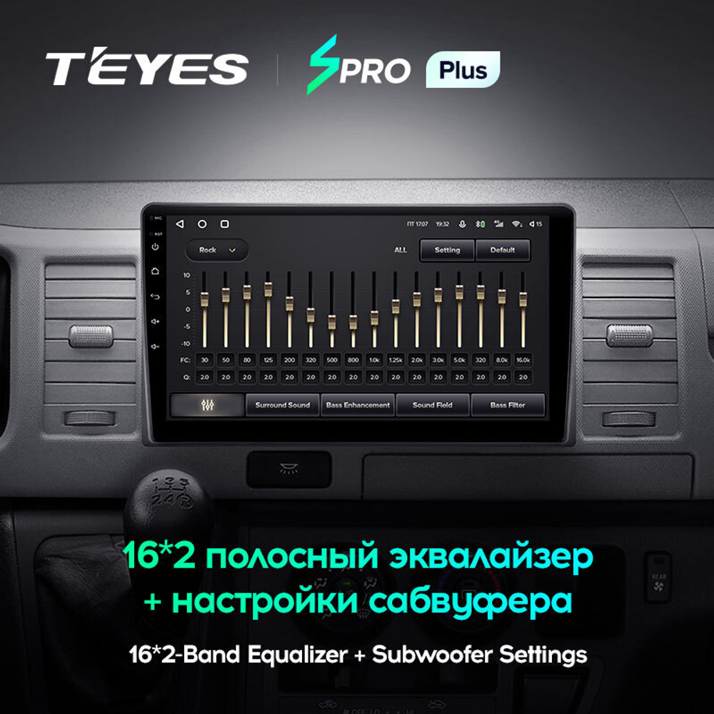 Teyes SPRO Plus 10,2" для Toyota Hiace 2004-2021