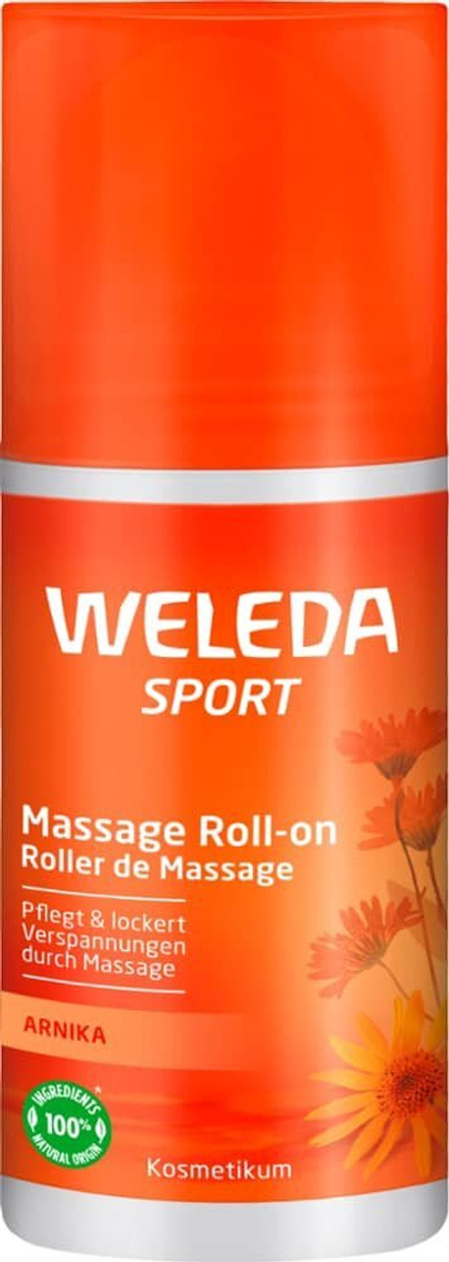Спортивный массажный ролик с арникой Weleda, 75 мл