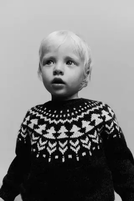 ZARA ЖАККАРДОВЫЙ СВИТЕР, ТЕМНО-СЕРЫЙ
