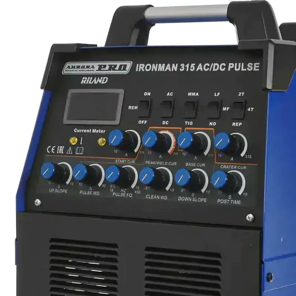 AuroraPRO IRONMAN 315 AC/DC PULSE MOSFET аппарат аргонодуговой сварки с сертификатом НАКС, 7316950
