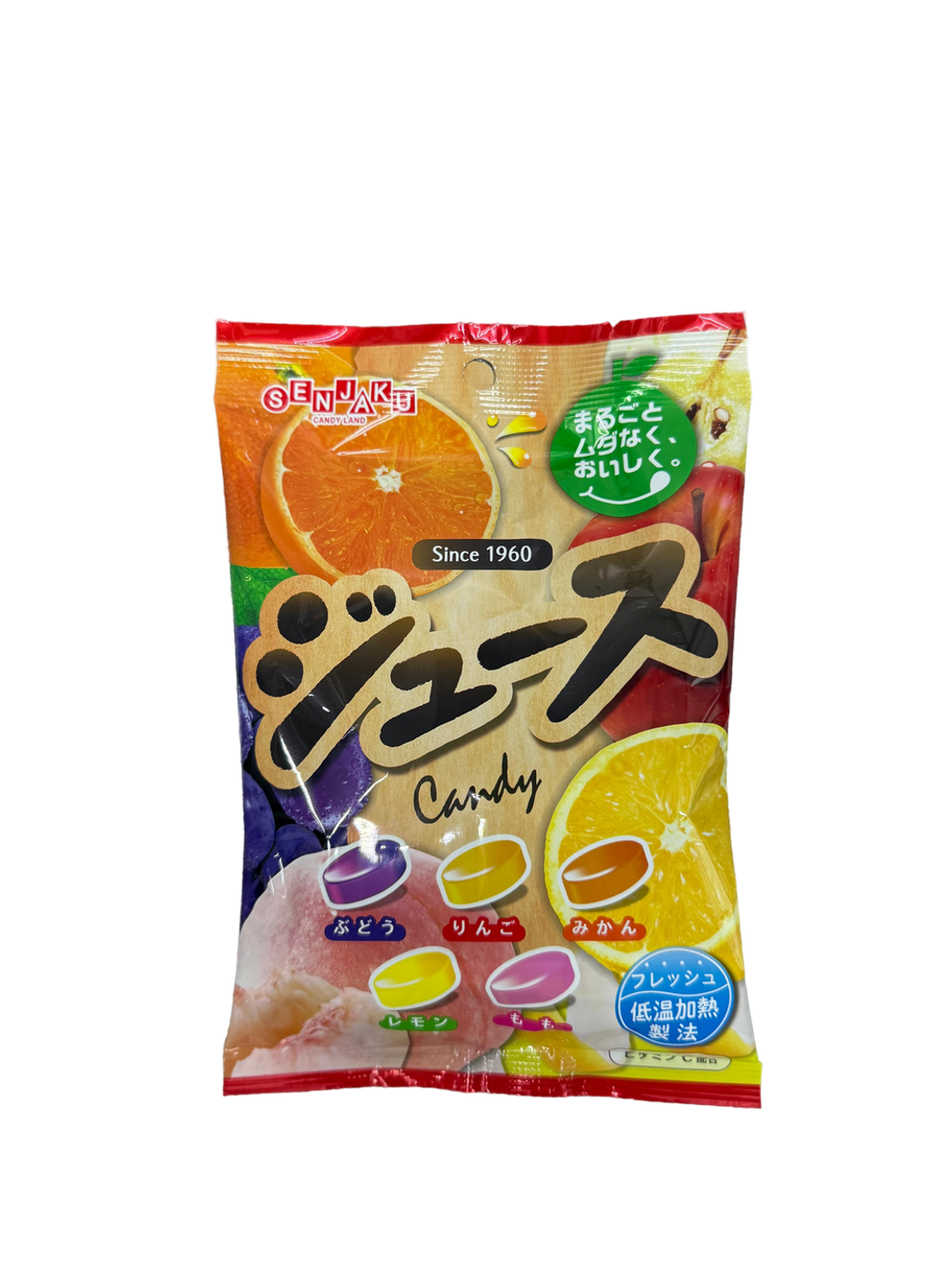 Карамель "фруктовое ассорти" 5 вкусов, 87 гр Senjaku
