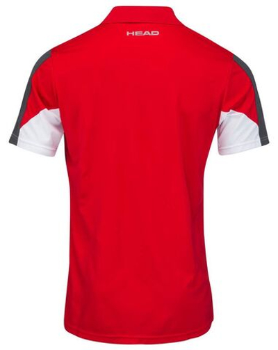Мужское теннисное поло Head Club 22 Tech Polo Shirt M - red