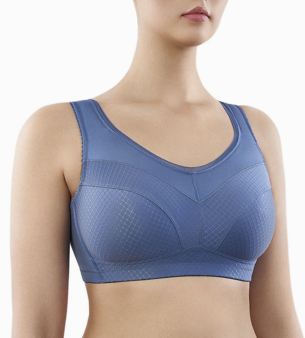 Бюстгальтер-топ с мягкой чашкой (Размер: 95F) (Цвет: фиолетовый)