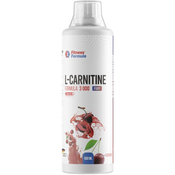 Fitness Formula L-Carnitine 3000 500 ml , L-Карнитин со вкусом Вишни