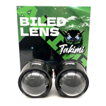 Светодиодные линзы Bi-Led модули для ПТФ Toyota TaKiMi GTR FOG 3.0" 6000K 12V