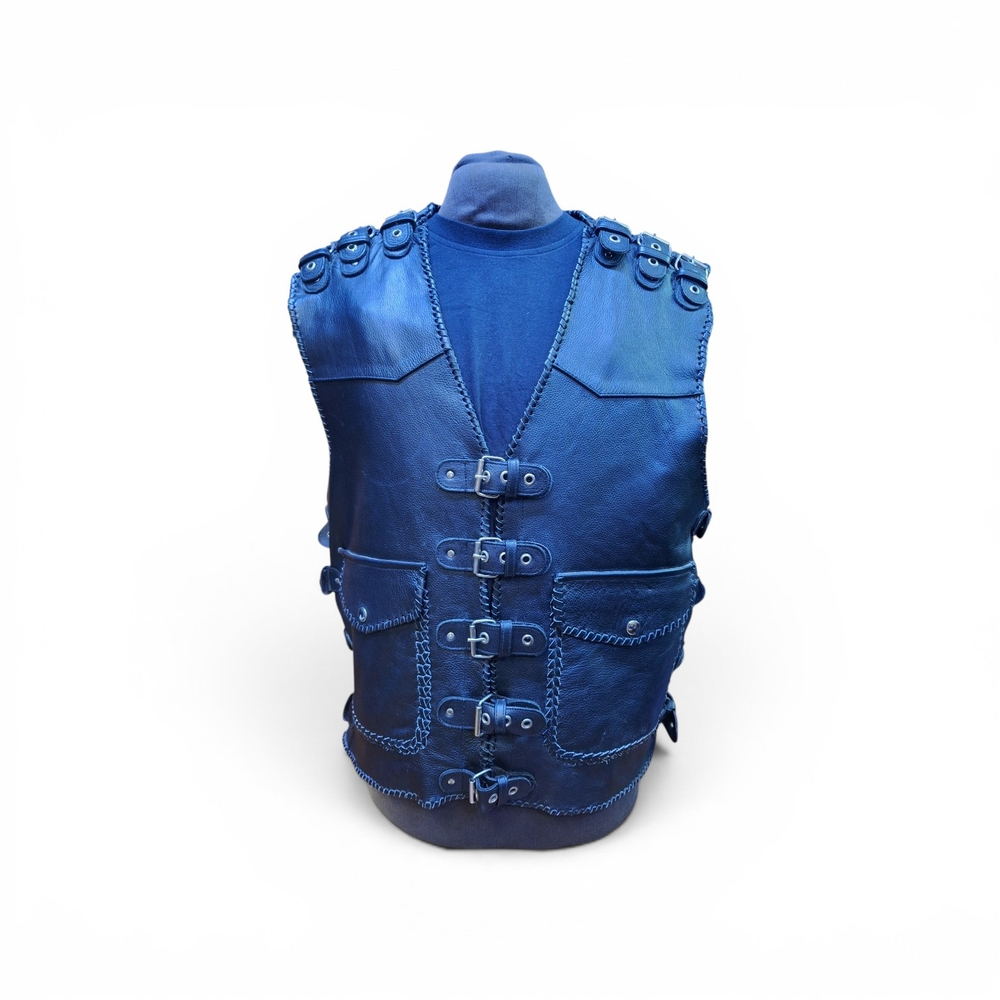 Жилет кожаный мужской SULEHRI(XL)