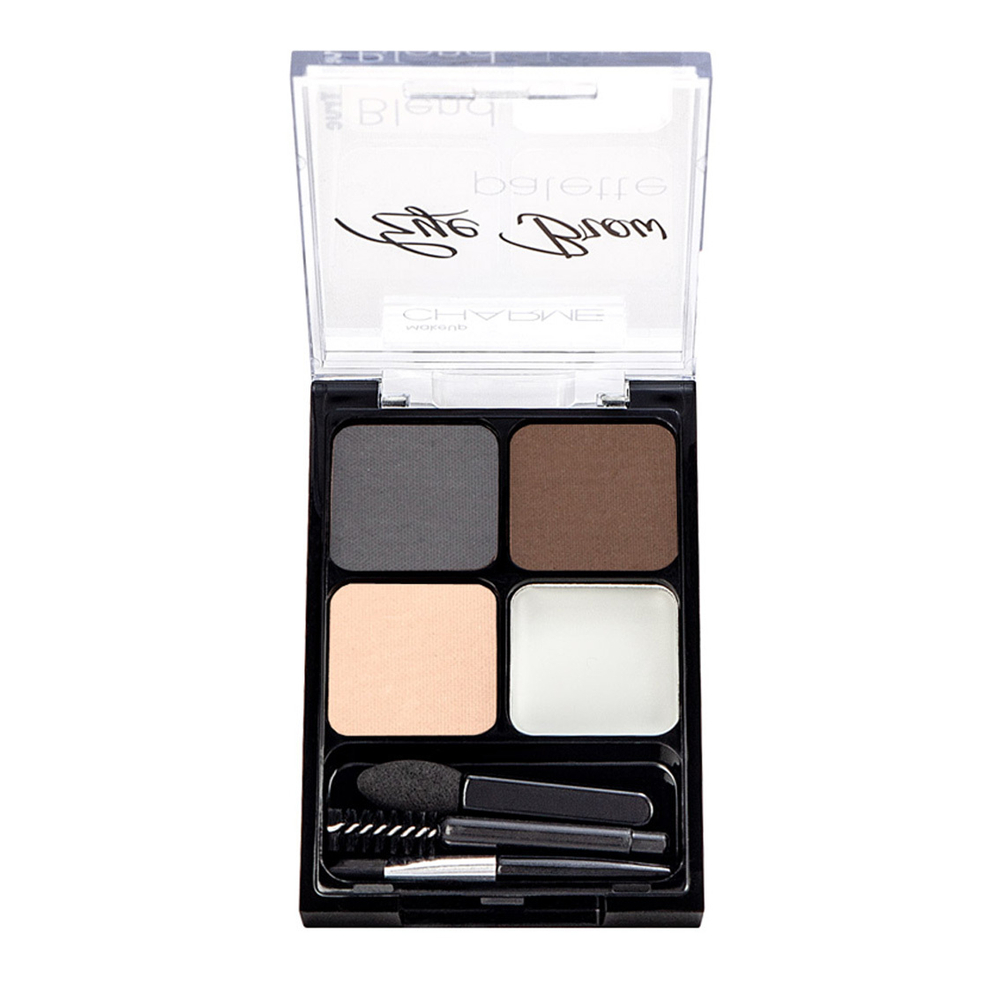 CHARME Набор теней для коррекции бровей "True Blend" (NATURAL) 4 в 1