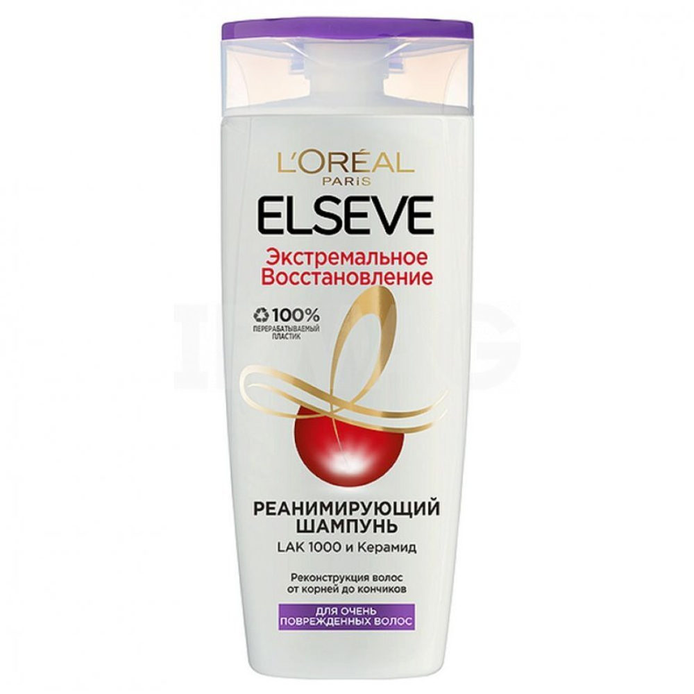 L'Oreal Paris Шампунь для волос Elseve Экстремальное восстановление, реанимирующий, 250 мл