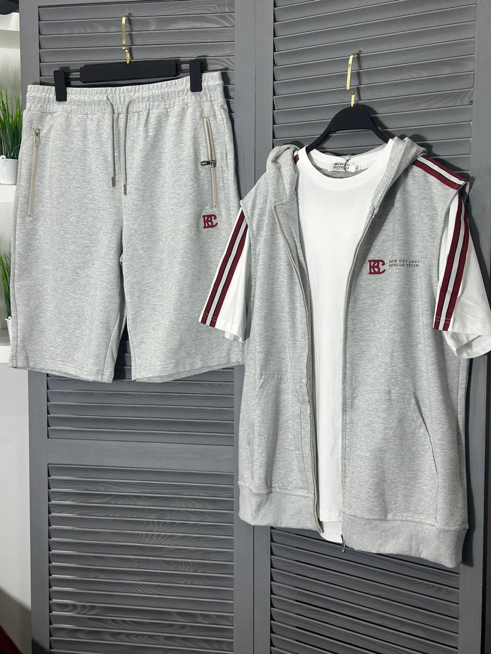 Мужской прогулочный костюм 3 в 1 Brunello Cucinelli