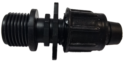 Фитинг для капельной ленты с наружной резьбой 1/2