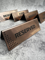 Табличка стол заказан настольная Reserved 5 штук