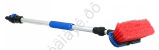 Швабра для мойки авто Телескопическая М5 ( 75-100см) с краником (диам. 21,6/18мм) м21100