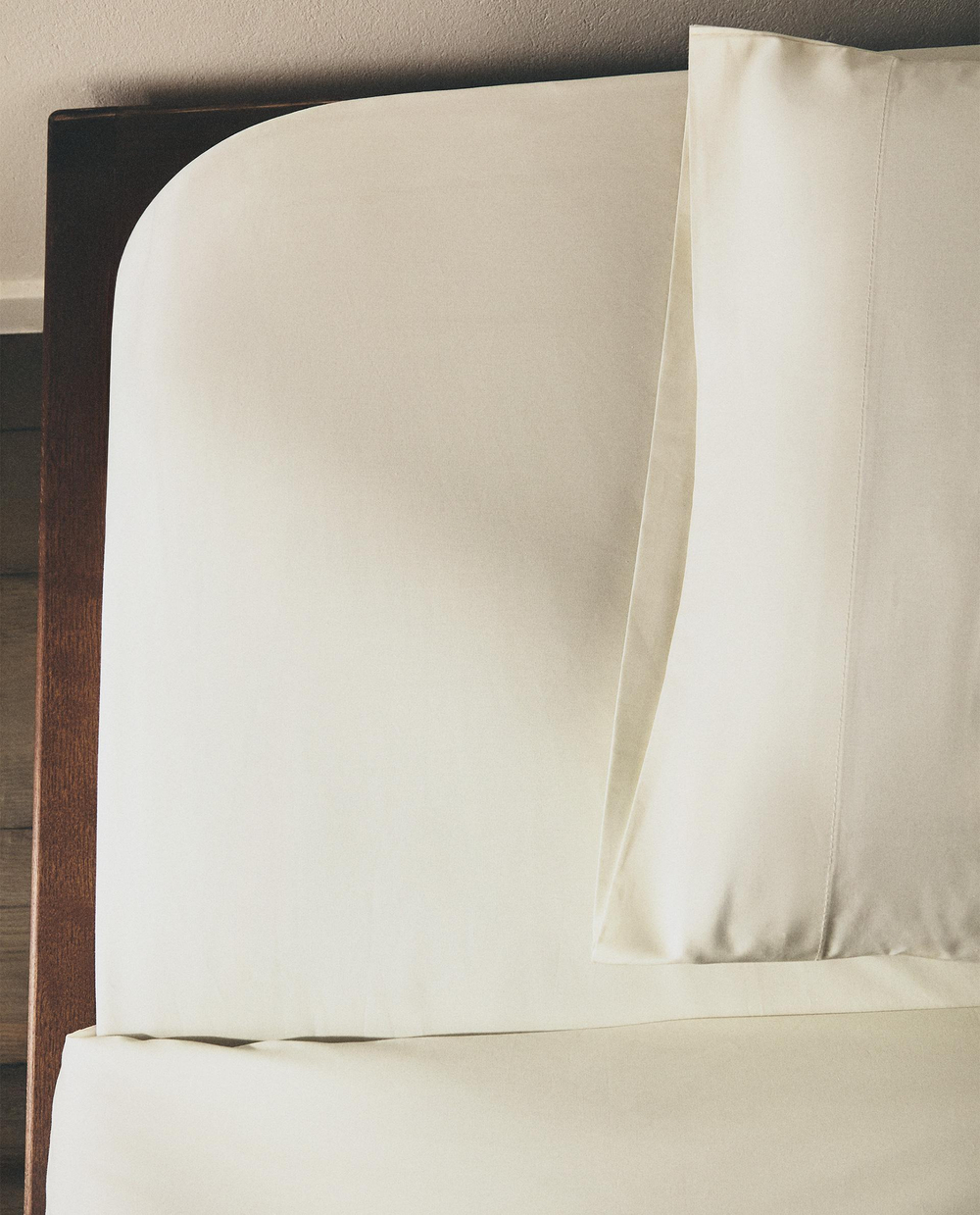 Zara Home - Простыня с ситцевой резинкой, высота 40 см (вес 200 нитей), ванильный, 200х200х40 см