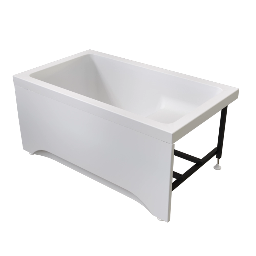 Акриловая сидячая ванна Radomir Vanessa (Радомир Ванесса)  Джоанна 120х70, с каркасом