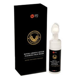 Пенка для умывания с нанощёточкой c зелёной икрой Royal Green Caviar Foaming Face Wash, 150ml