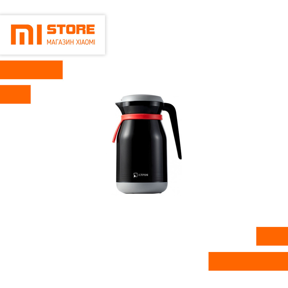 Чайник - термос Xiaomi 7PIN Kettle Red Bile Insulation Copper Black