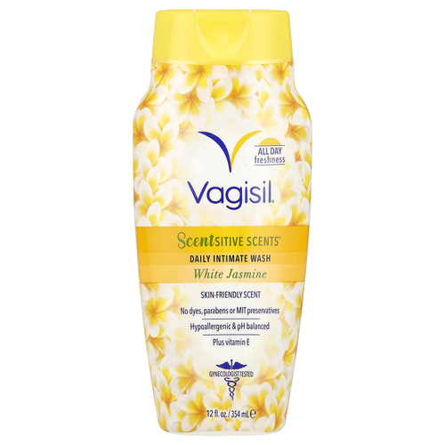 Vagisil, Scentsitive Scents®, ежедневное средство для интимной гигиены, белый жасмин, 354 мл (12 жидк. унц.)