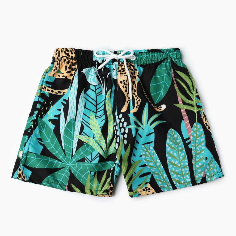 Купальные трусы детские "Леопард" рост 110-116см (MINAKU), 1 шт.