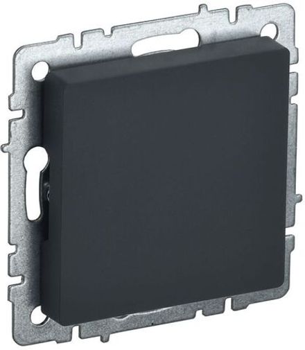 Заглушка c суппортом BRITE МЗ10-БрГ механизм графит IEK BR-PL10-K53