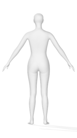 3D аватар манекена Моника