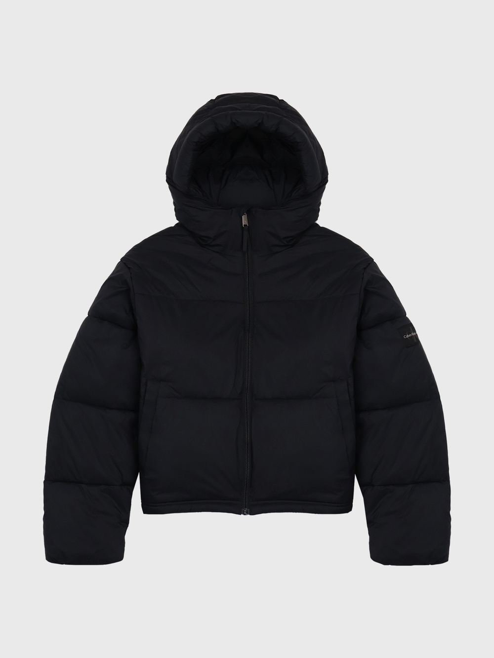 Утепленная куртка Calvin Klein Jeans Short Hooded Puffer Black Beauty