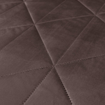 Велюровое покрывало в клетку с наволочками OVL037