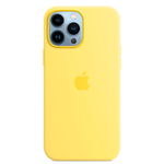 Силиконовый чехол с поддержкой MagSafe Apple Silicone Case для iPhone 13 Pro, Lemon Zest (Лимонная цедра)