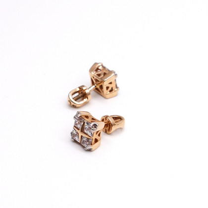 Пусеты со Swarovski