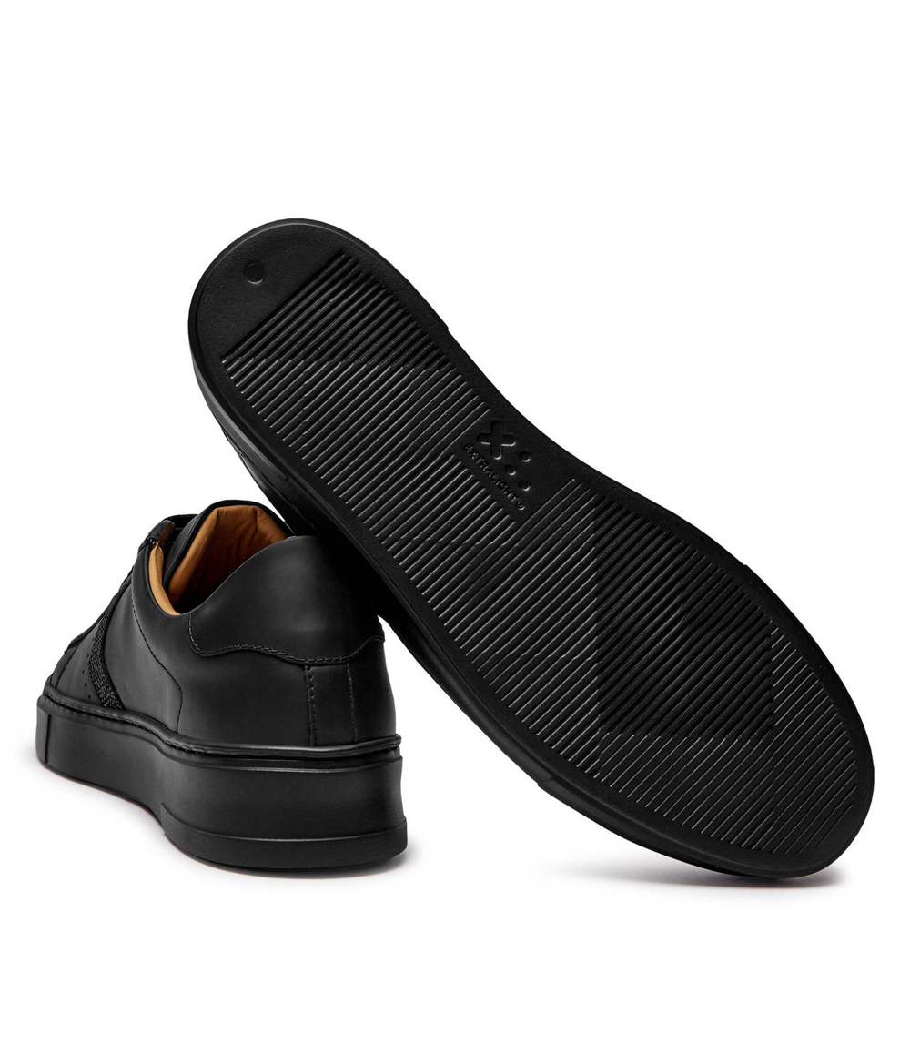 Кожаные кроссовки Strass Hexagon Philipp Plein - черный(USC0678 PLE075N)