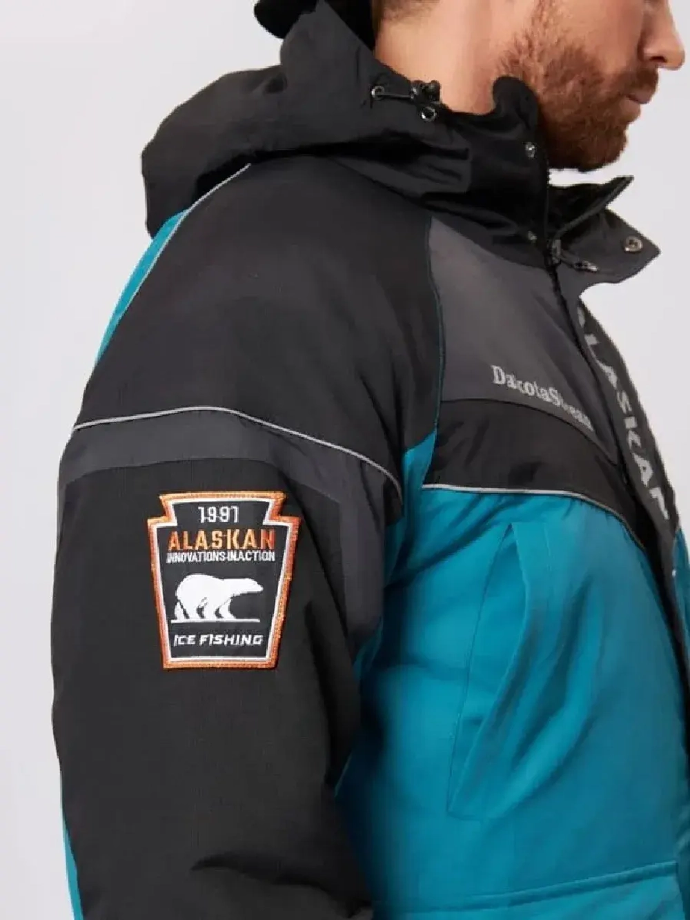 Костюм зимний Alaskan Dakota Stream XL зеленый/серый/черный (куртка+ полукомбинезон)