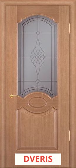 Межкомнатная дверь Карамель ПО Тон №3 стекло бронза ПО-13