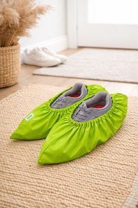 Многоразовые бахилы Zeero Life с мешочком, зеленые