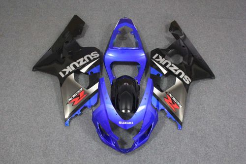 Комплект пластика для мотоцикла Suzuki GSX-R600/750 04-05 Сине-Черный