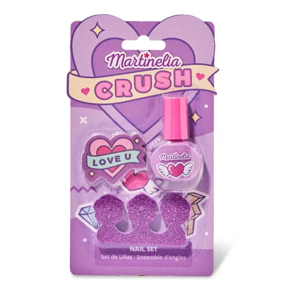 Мини набор для ногтей Martinelia фиолетовый