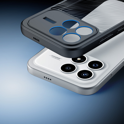 Чехол прозрачный с черными мягкими рамками для Xiaomi Poco F8 Pro и Redmi K90, серия Aimo Series Case от Dux Ducis