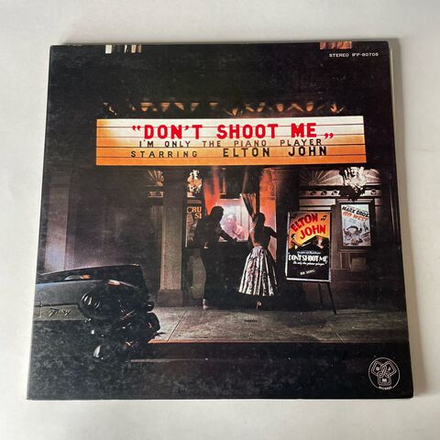 Винтажная виниловая пластинка LP Elton John, Don't Shoot Me I'm Only The Piano Player (Япония 1974) (Без Оби)