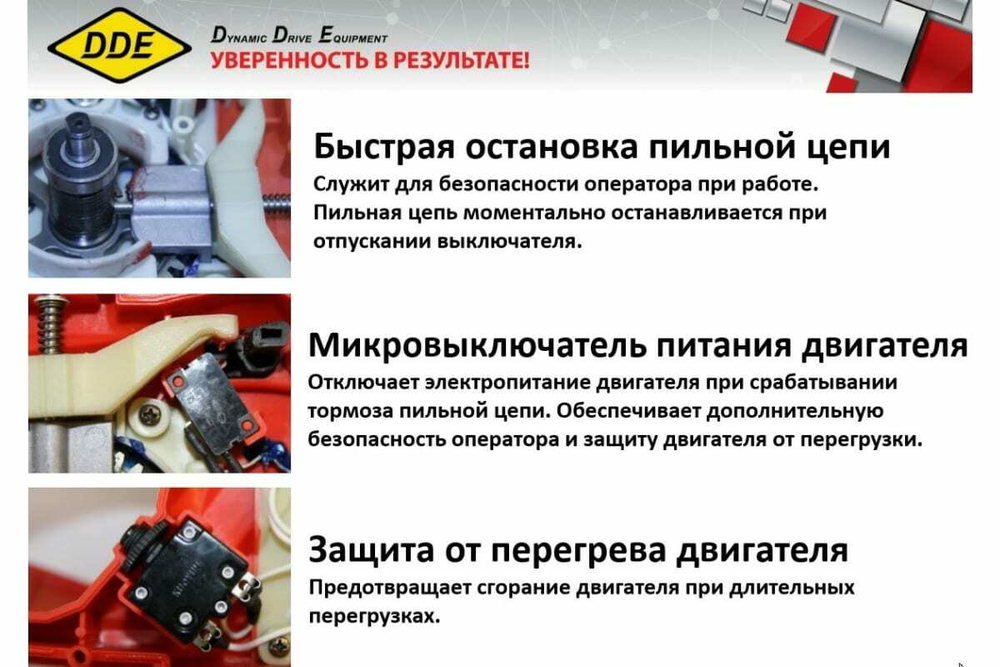Цепная электрическая пила DDE CSE250 18" 792-803