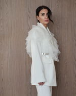 Пиджак "Моя нежность" в жемчужном