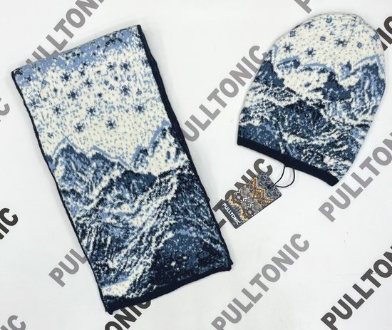 Комплект шарф и шапочка PULLTONIC - "Кавказ"