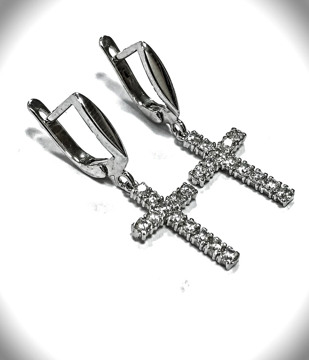 Серьги кресты Эстерелла