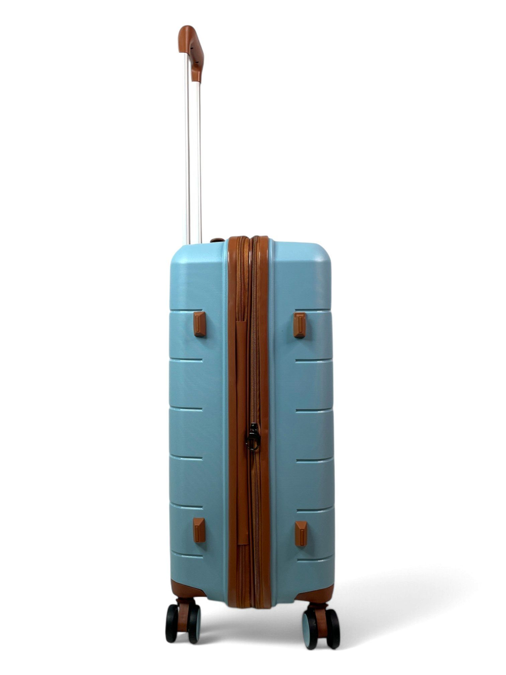 Средний чемодан Mironpan 23102, Голубой, M+