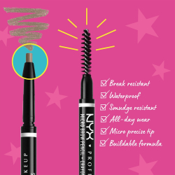 NYX Professional Makeup Micro Brow Pencil - карандаш для бровей, 0,09 g