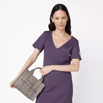 СУМКА MARC JACOBS THE LEATHER SMALL CROSSBODY TOTE BAG CEMENT