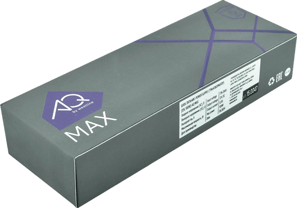 Блок питания AQ MAX 220V/12V IP20 100W