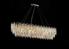 NW076-L1200*W300*H290 OVAL H GOLD (1) Люстра (в 2-х коробках) NW