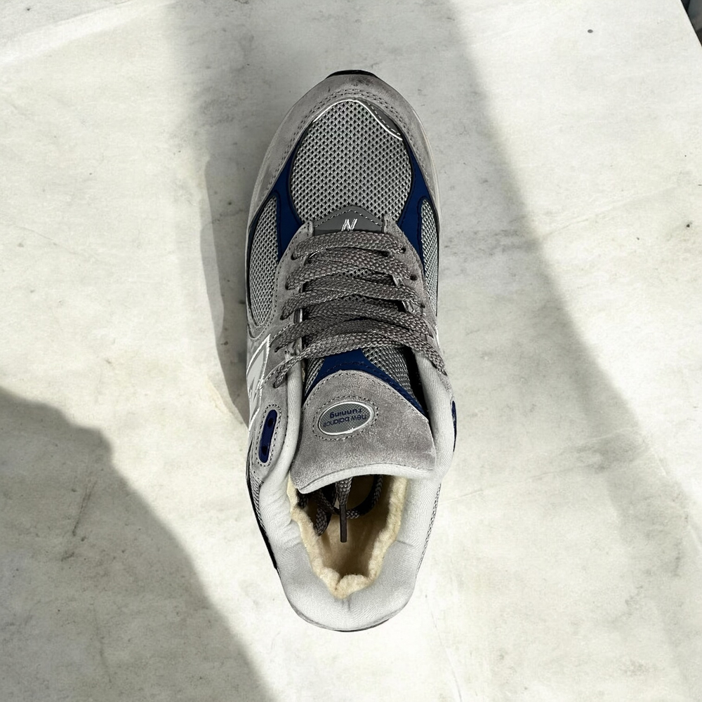 New Balance 2002R Winter • Gray Blue Line